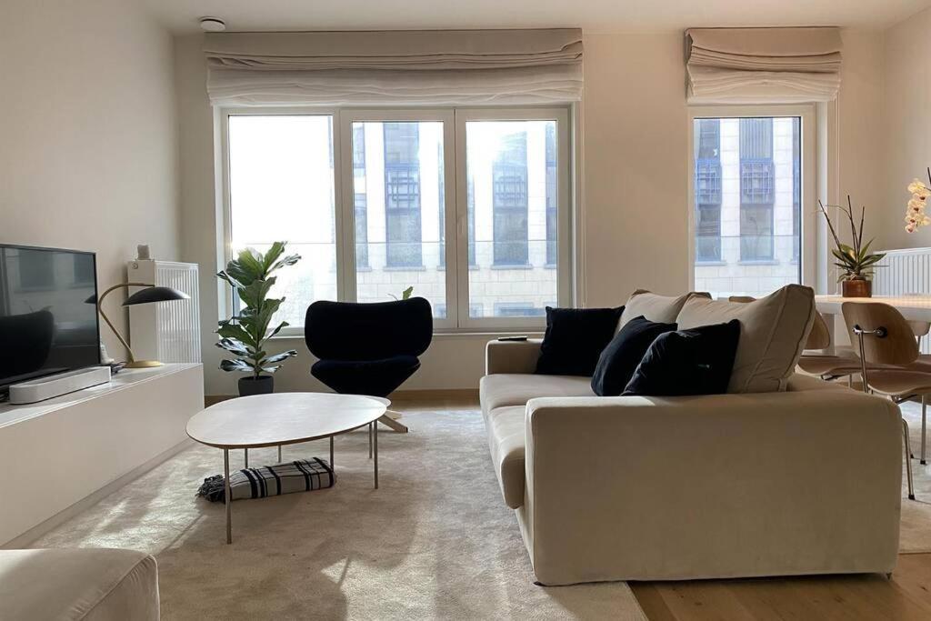 Bright Luxury Apartment Heart Of Brüsszel Kültér fotó
