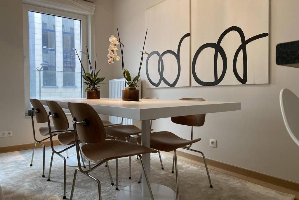 Bright Luxury Apartment Heart Of Brüsszel Kültér fotó