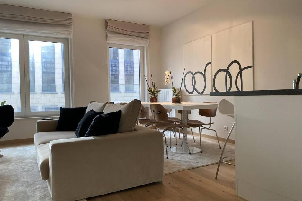 Bright Luxury Apartment Heart Of Brüsszel Kültér fotó